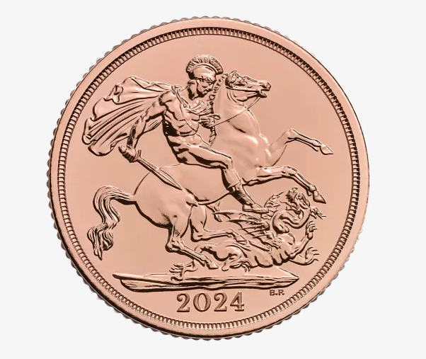 Gold Sovereign Coin - (7.32g) - 2024