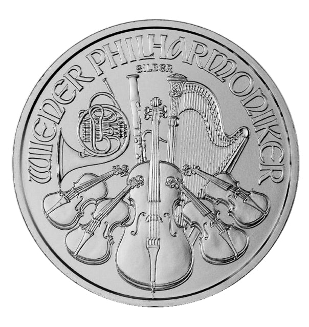 Silver Philharmonic Coin - One Troy Ounce - 2023