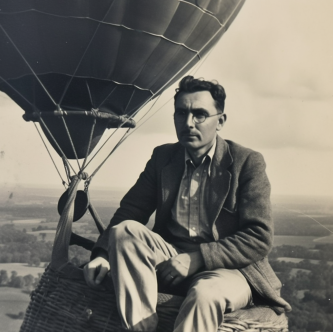 Milton Freidman, Inflated Hot Air balloon