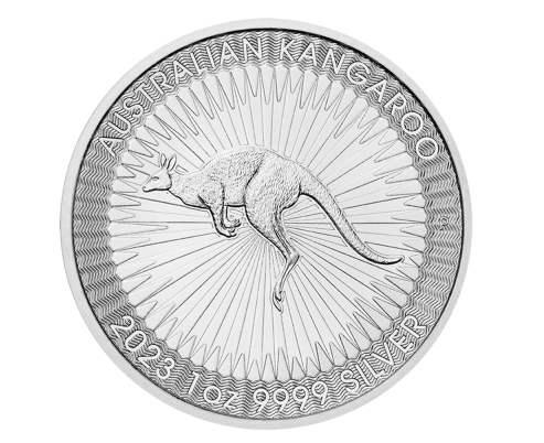 Silver Kangaroo Coin - One Troy Ounce - 2023