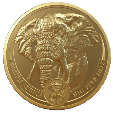 Gold Elephant Coin- One Troy Ounce - 2024