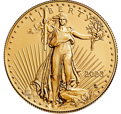 Gold Eagle Coin - One Troy Ounce - 2023