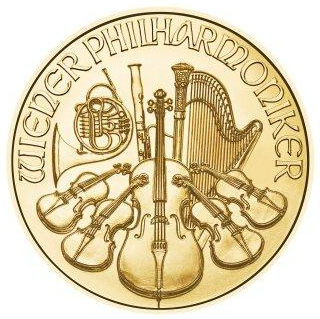 Gold Philharmonic Coin - One Troy Ounce - 2023
