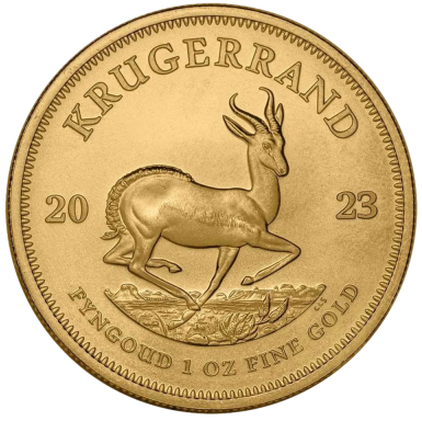 Gold Krugerrand Coin - One Troy Ounce - 2023